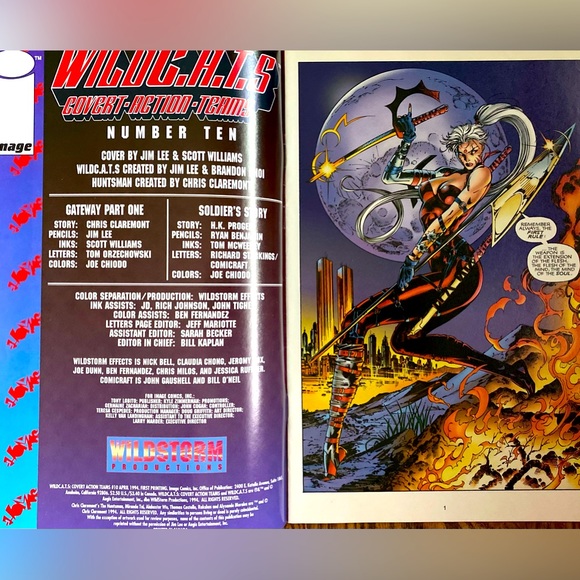 💫Wildcats 1994 Vintage Comic Book - Picture 3 of 3